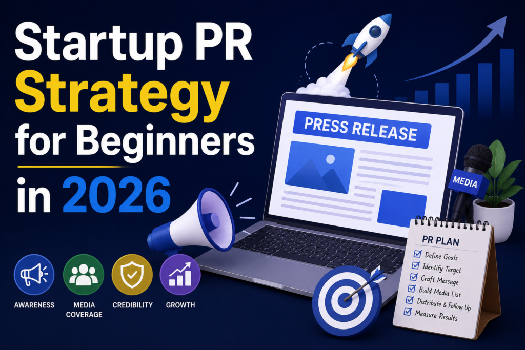 Startup PR Strategy for Beginners in 2026