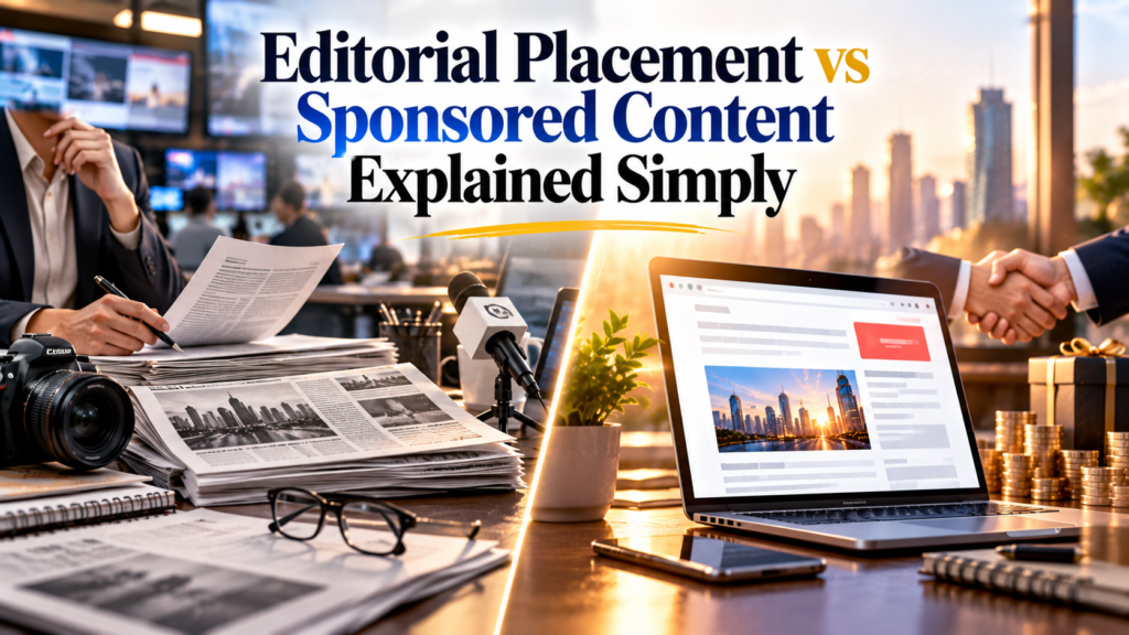 Editorial Placement vs Sponsored Content Explained Simply