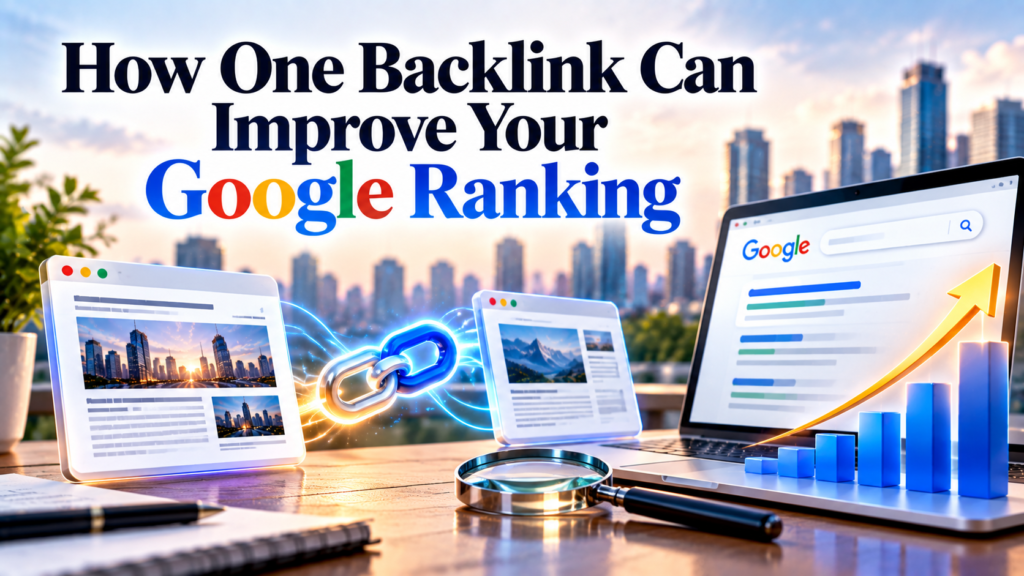 How One Backlink Can Improve Your Google Ranking